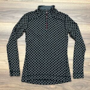 Smartwool Black and White Long Sleeve Top
